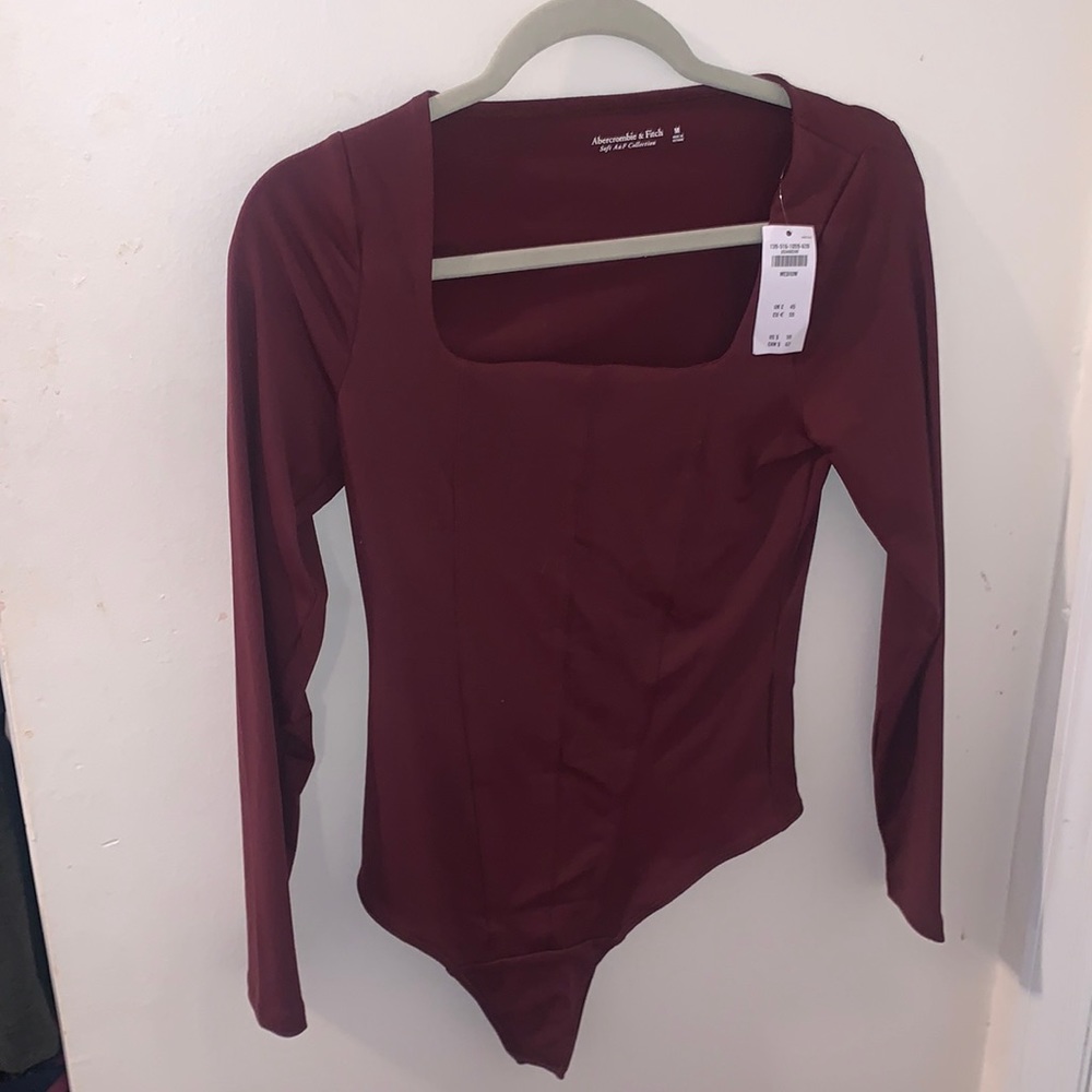 Burgundy Bodysuit